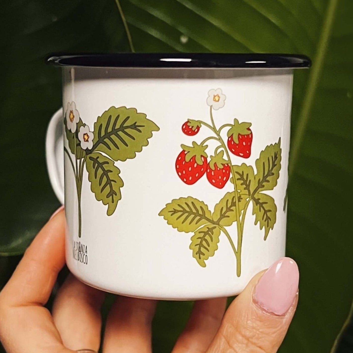 Tazza fragole 🍓 di bosco - La stanza nel bosco