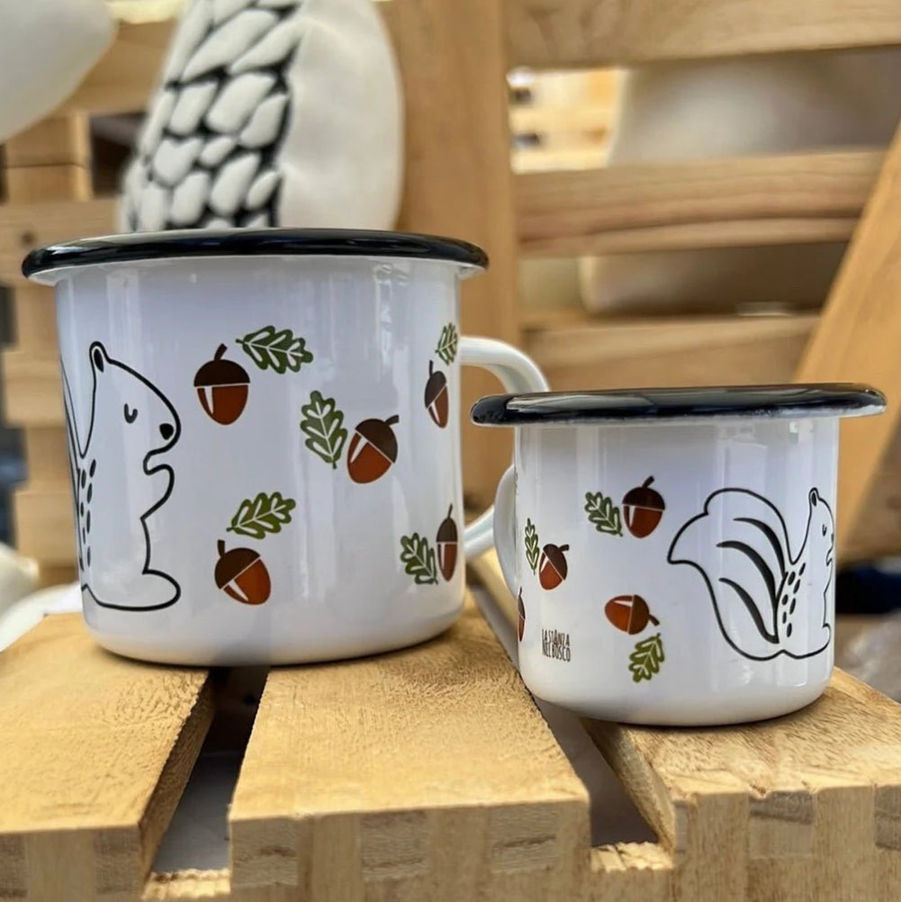 Tazza illustrazione Scoiattolo 🐿️ - La stanza nel bosco