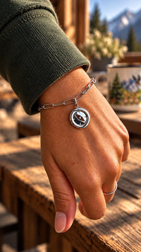 Bracciale Bussola | catena in acciaio