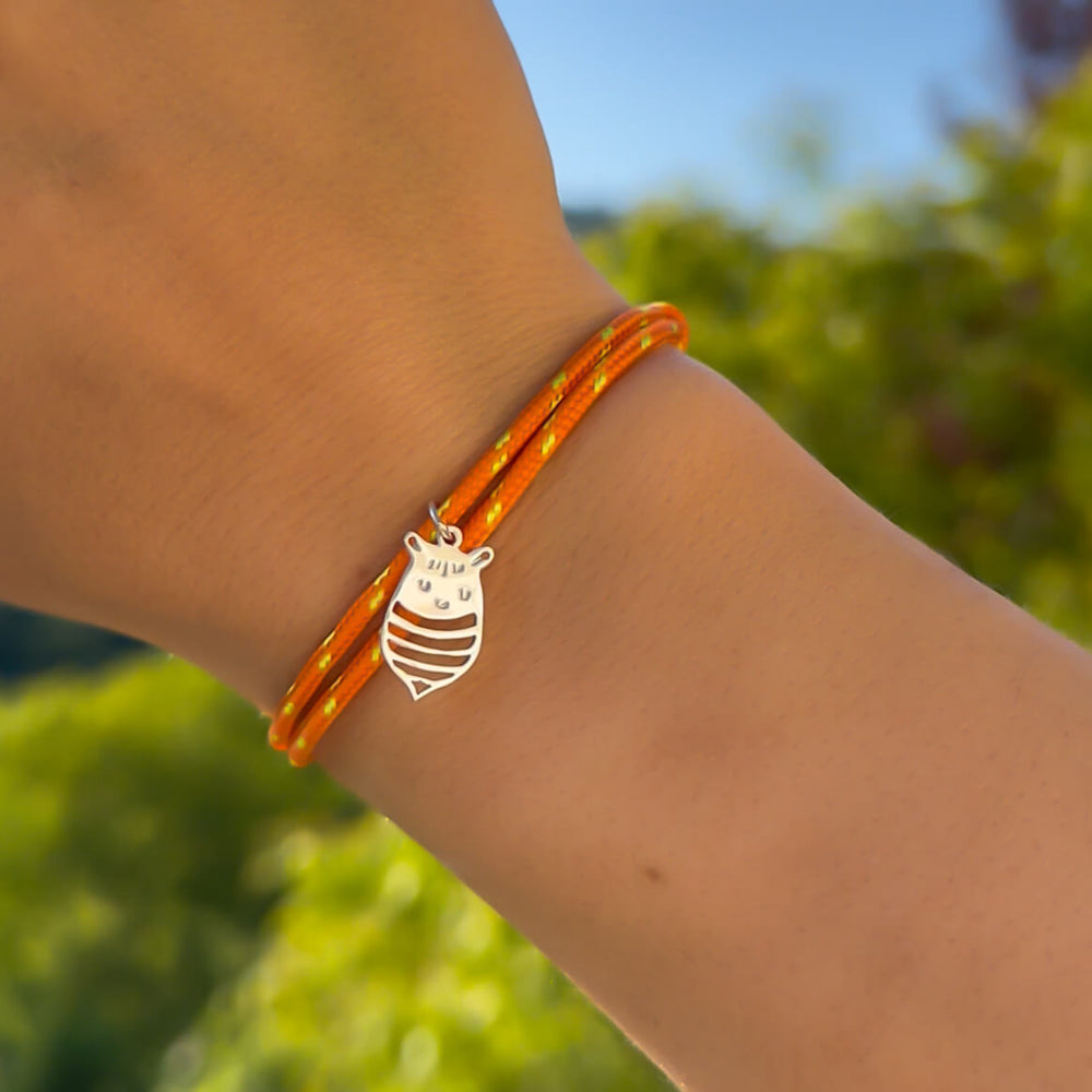 Bracciale animale guida Ape🐝- medaglia argento 925
