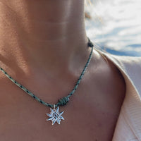 Collana Stella Alpina d’Inverno – Pendente in Argento 925