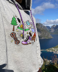 ⛰️ Felpa Rifugio- felpa oversize con cappuccio