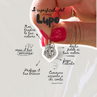 Medaglia argento lupo