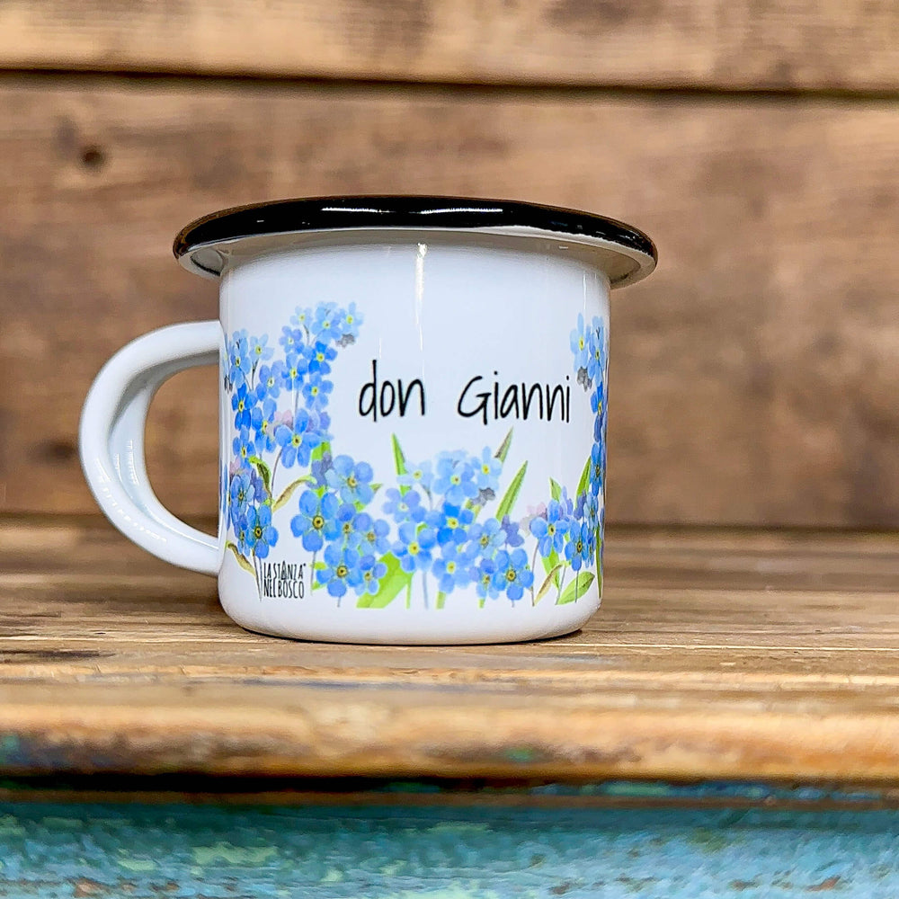 
                      
                        Mountain Flowers - enameled metal cup 
                      
                    