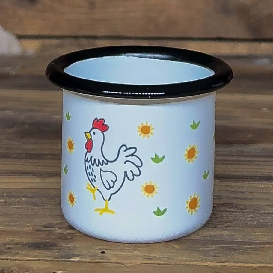 
                      
                        Vita di Campagna🐓🐥- Tazze in metallo smaltato
                      
                    